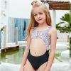 2022 summer leopard dot children swimwear teen girl swimwear