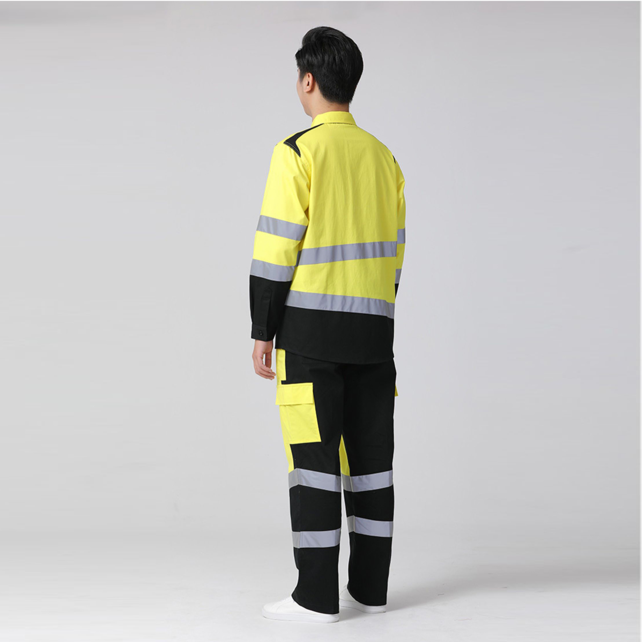 light refective security security guard police man uniform factory worker uniform wholesale factory
