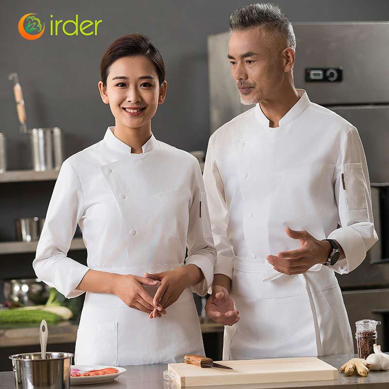 breathable good fabric chef baker uniform workwear jacket cook blouse