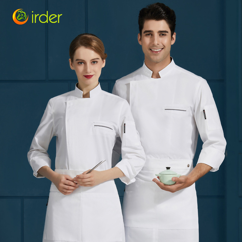 2022 Euopre style easy care fabric handsome chef working uniform jacket