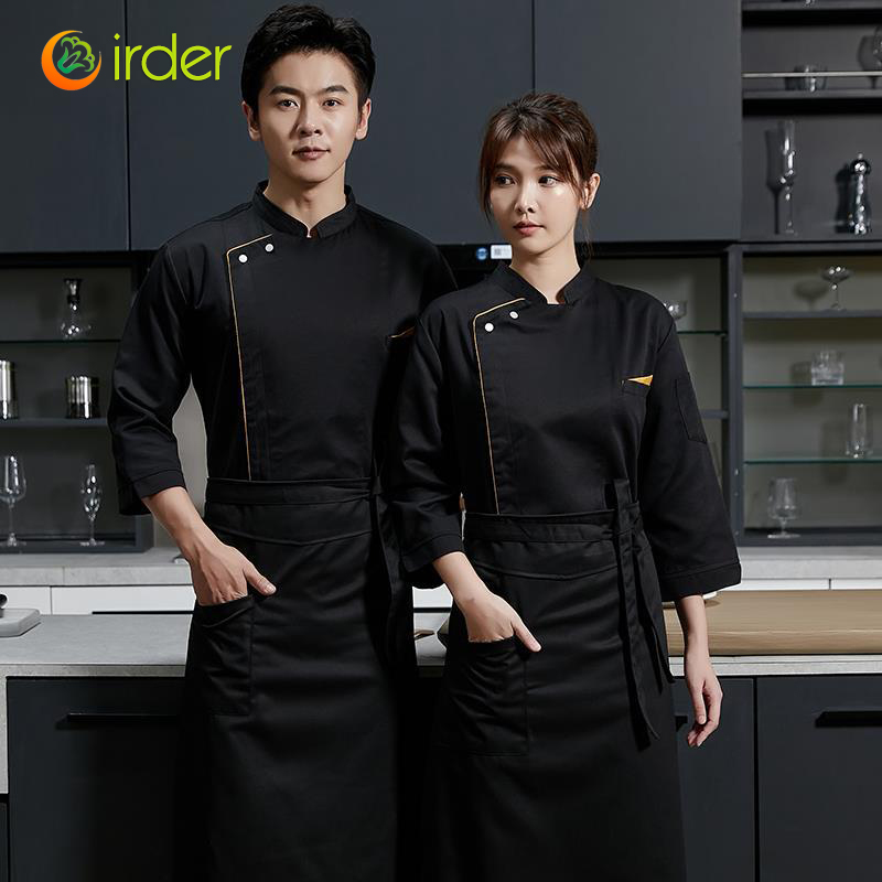 Korea restaurant sushi upgrade work uniform chef jacket