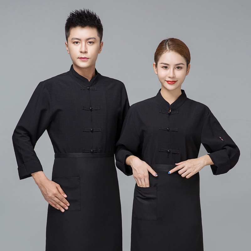 2023 Chinese style chef jacket chu shi fu 