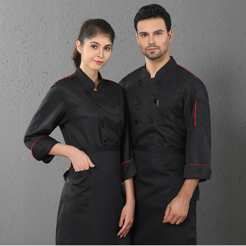 long sleeve breathable chef blouse chef working jacket uniform