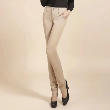 fashion office style slim fit comfortable cotton women pant work wear