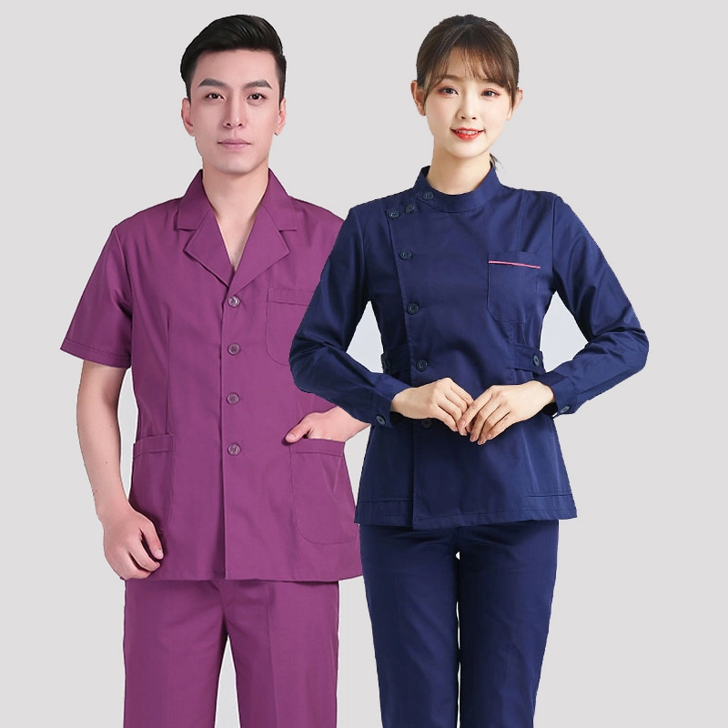 2025 high qulaity stand collar men nurse women nurse work suit two-piece suits uniform