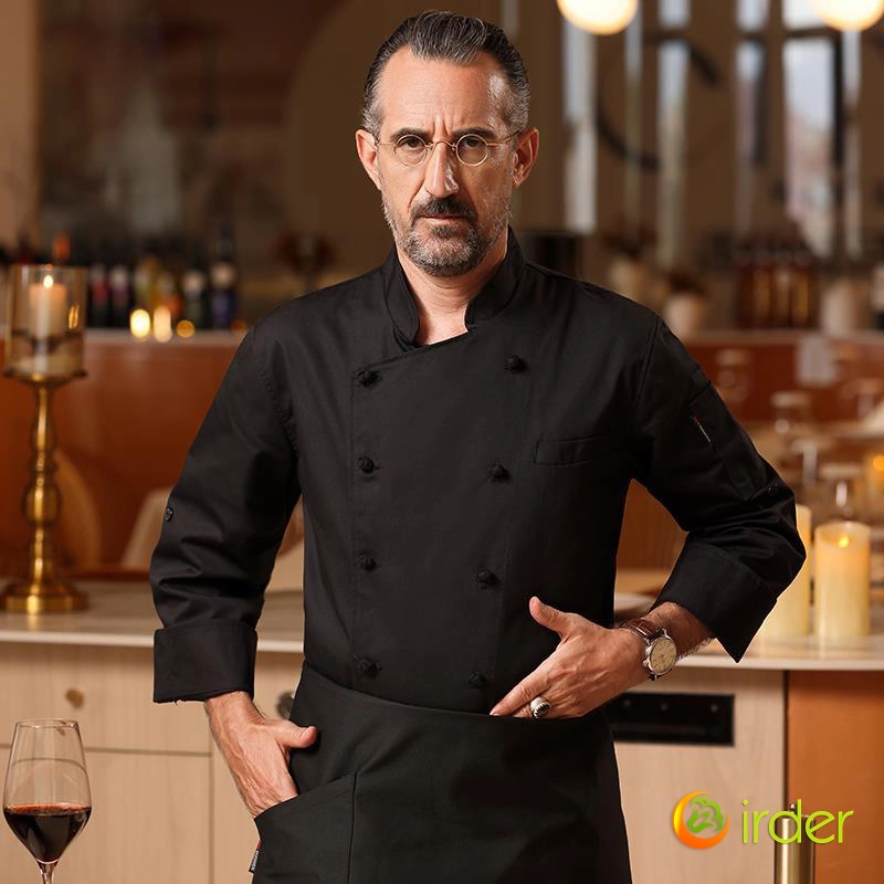 2025 cloth button upgrade chef bread house baker jacket cooking work uniform