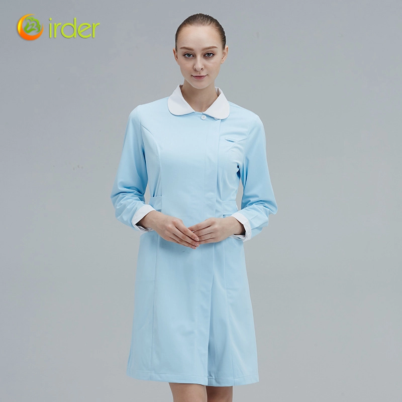 2025 Beauty salon peter pan collar hospital nurse coat uniform