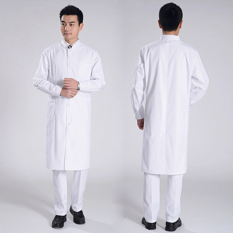 2025 long sleeve officer collar dentist doctor uniform men coat