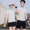 2025 breathable company uniforms t-shirts team workwear summer wear