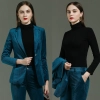 fashion flight attendant restaurant hotel staff uniform women work suits pant blazer