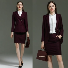 western style sales Representative workwear suits skirt blazer uniform women