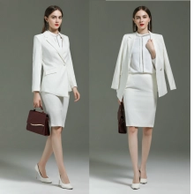 stewardess uniform young lady office work suit skirt suit uniform