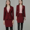 fashion white collar office women suits teacher uniform