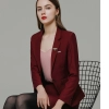 fashion white collar office women suits teacher uniform