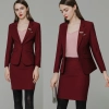 fashion white collar office women suits teacher uniform