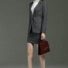 popular one button work office style women suit skirt suit