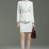 new design live steamer work suits uniform women skirt suit