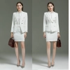 new design live steamer work suits uniform women skirt suit