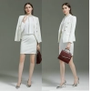 new design live steamer work suits uniform women skirt suit