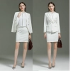 new design live steamer work suits uniform women skirt suit