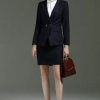 fashion Germany lawyer uniform work suit women skirt suits