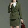 England style fashion double breasted sales broker uniform lawyer workwear women suits