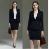 Europe fashion two button long sleeve young lady suits office work suits