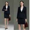 Europe fashion two button long sleeve young lady suits office work suits