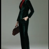 2023 upgrade corduroy fabric autumn long sleeve women suits for work uniform