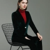 2023 upgrade corduroy fabric autumn long sleeve women suits for work uniform