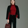 2023 upgrade corduroy fabric autumn long sleeve women suits for work uniform