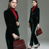 2023 upgrade corduroy fabric autumn long sleeve women suits for work uniform