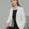 2023 new design small white blazer black dress work suits