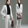 France grace long sleeve women pant suit work place sale women uniform