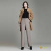 2022 autumn winter woolen thicken women work style trouser Wide leg pants