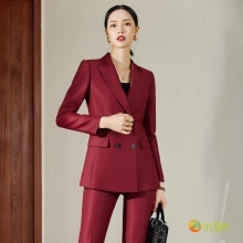 elegant beauty korea lady work suits reception uniform office pant suits