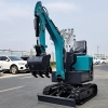 1-ton small excavator, household micro excavator, earthwork excavation and trenching engineering, crushing small micro excavator
